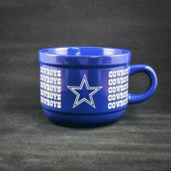 Dallas Cowboys 22oz Ceramic Soup Bowl Mug