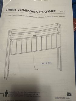 Queen headboard frame