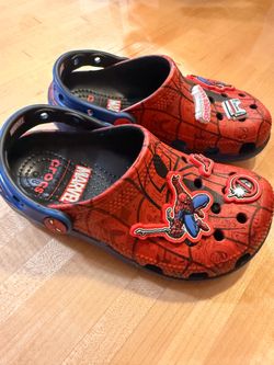 Brand New Spider-Man Crocs size 12 boys