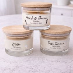 Custom Favor Candles 