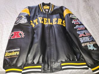 Steelers leather jacket