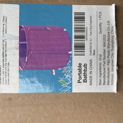 Portable Bathtub (camping Stuff)