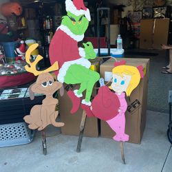 Outdoor Christmas grinch Decorations