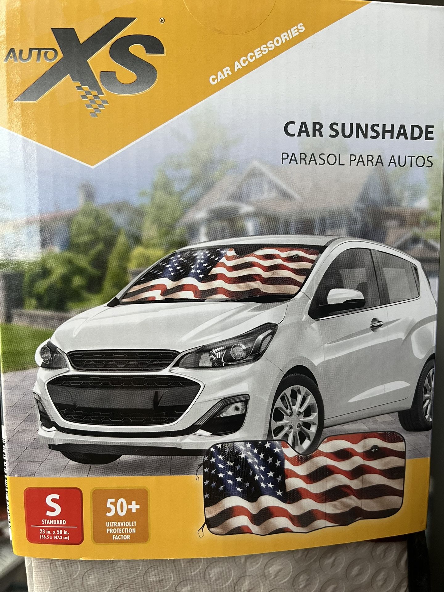 American Flag Car Shade