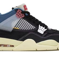Nike Air Jordan 4 Union Off Noir Size 10 Used