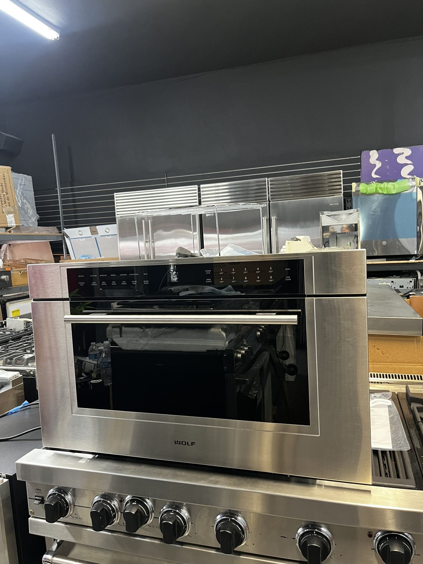 Wolf Stainless Steel 30” Built In Speed Wall Oven