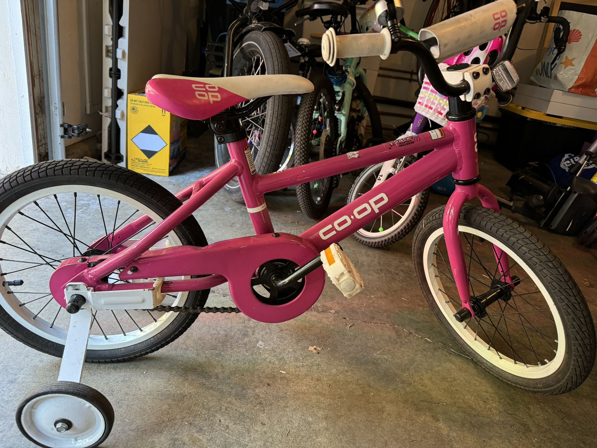 REI Coop Kids Bike 16” Includes Training Wheels