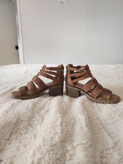 Girls Heels Sandals Size 12y