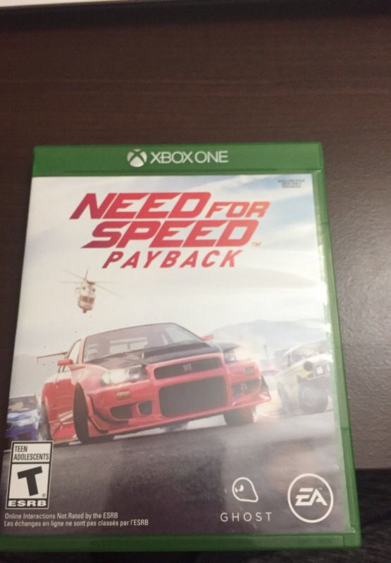 Need for speed payback for Xbox one