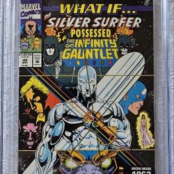 Marvel Comics What If? #49 Silver Surfer Iconic Cover CGC 9.2 GRADE W/ Special Marvel Label 🏷 🔥🔥🔥