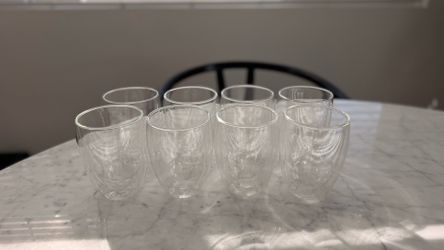 Bodum Pavina 8 pcs double wall glasses for coffee