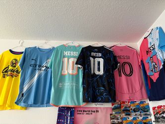 Messi #10 Soccer Jersey Lot – 6 Jerseys