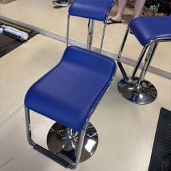 New blue stools