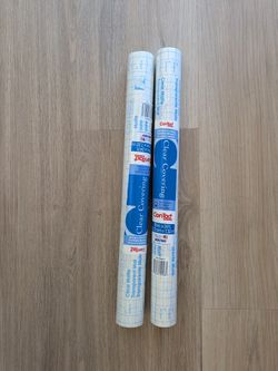 New Drawer Liner Clear Covering Shelf Covering Lot Of 2 