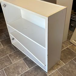 Laundry room shelves
