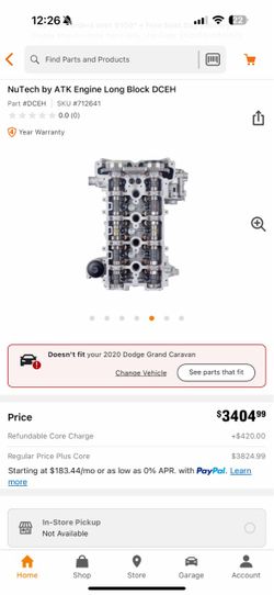 2.4L Chevrolet Engine Long Block DCEH
