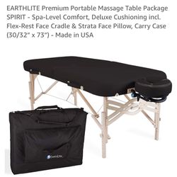 Earthlite massage table with canvas bag