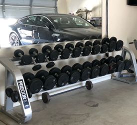 Full dumbbell set