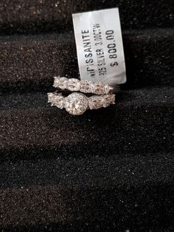 bridal engagement ring  set