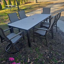 Costco Sunvilla 7 Piece Sling Outdoor Patio Dinning Set