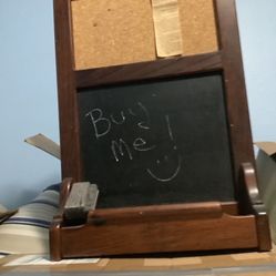 Ethen Allen Chalkboard, Cork board Holder