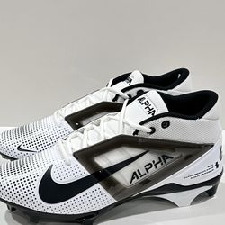 Nike Alpha Menace Pro 4 TD Football Cleats White HF4553-100 WD