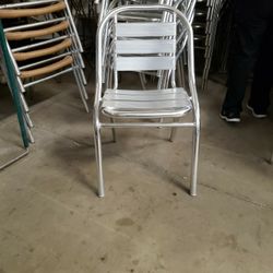 (12) Metal Patio Chairs 