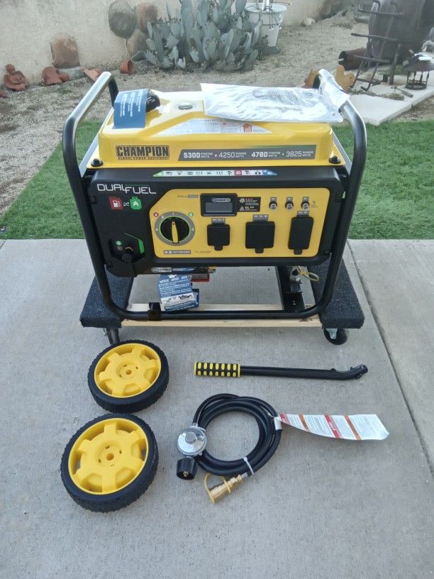 Generator Champion 5300 Dual Fuel