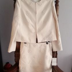 Valentino Jacket And Skirt Set) Size 10