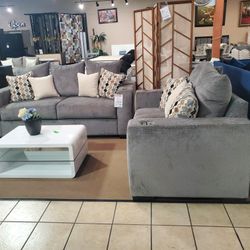 Sofa And Loveseat With USB port