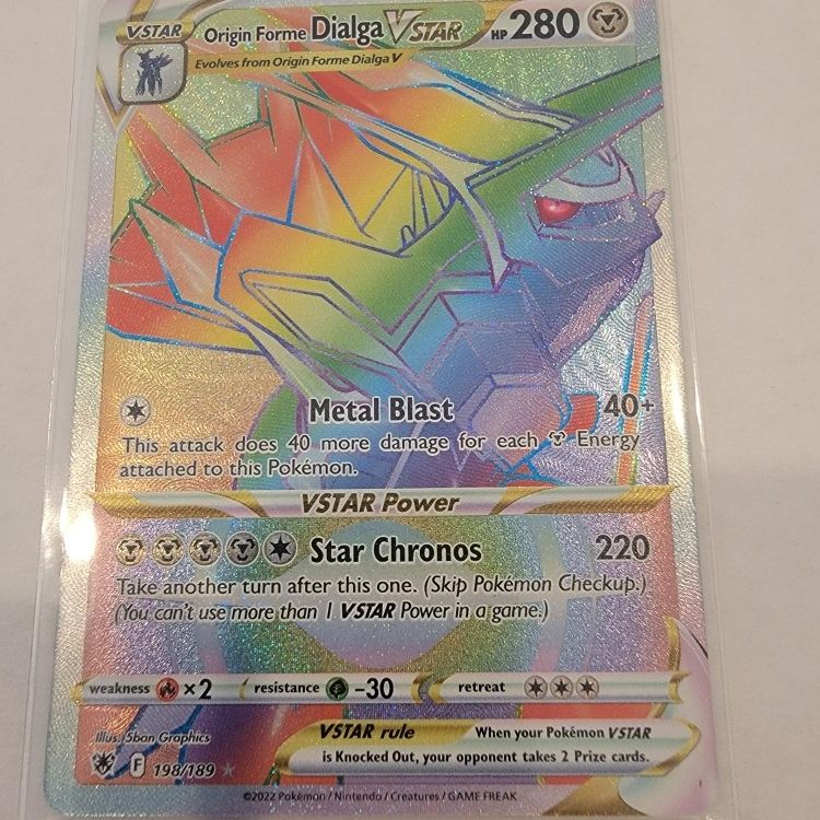 pokemon cards vstar rainbow rare Mawile 200/195- Silver Tempest - Full Art not actual card. Pokemon Trading Card Game Sword