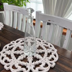 Studio Nova Glass Decanter Mid Century 12” Tall