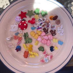 Vintage Lot Of Plastic Buttons