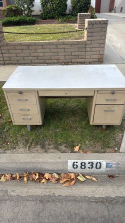 Free metal desk