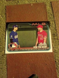 Ohtani and Trout Card