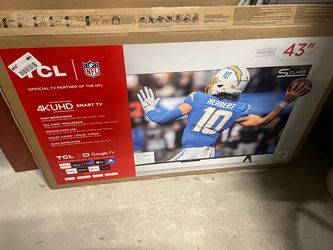 A TCL 43-inch 4K smart TV