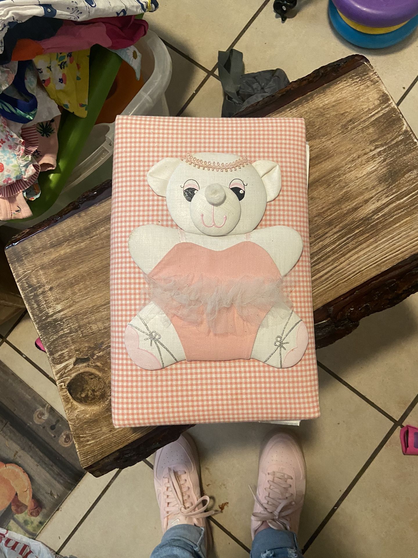 Homemade Ballerina Teddy Bear Photo Album