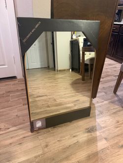 Gold arch mirror