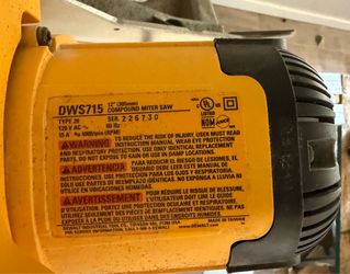 DEWALT DWS715 12”