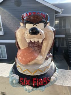 Taz Cookie Jar Six Flags