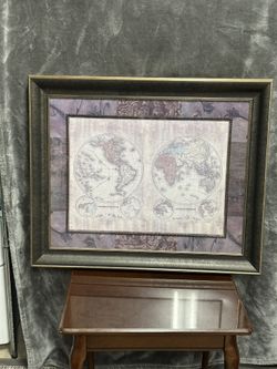 World Map Wall Art.