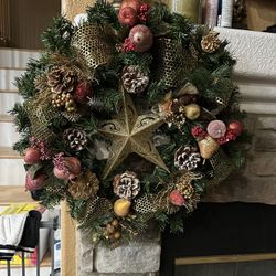 Hand Made Wreath With Hook