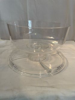 Acrylic covered multifunctional cake dish