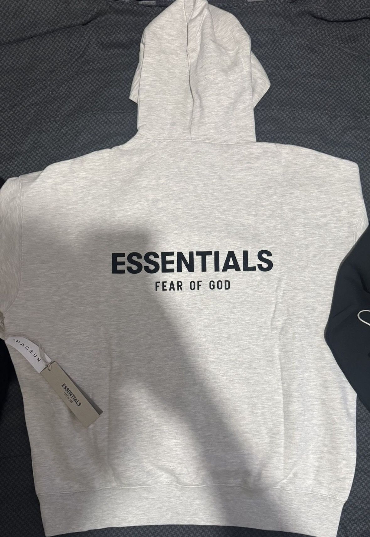 Essentials Fear Of God Light Oatmeal Hoodie