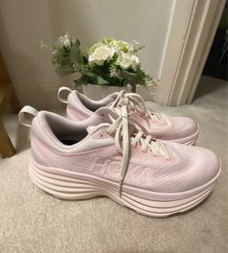 Hoka Bondi 8 Cosmic Pearl Sneakers Women’s Sz 8B