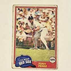 1st  Base Red Sox Tony Perez