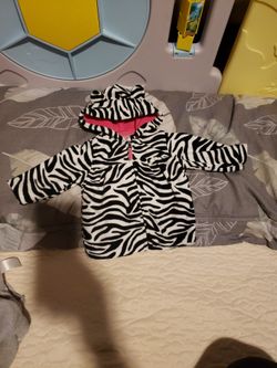 Baby Girl Zebra Jacket