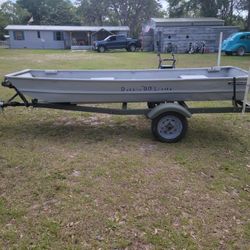 11'   Boat And Trailer /Gamefisher 