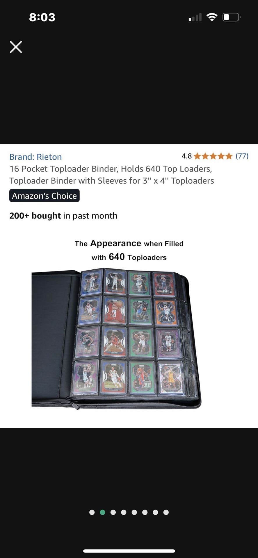 Sports Cards Binder