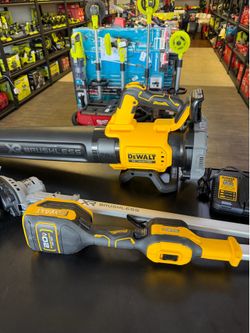 20V MAX Cordless Battery Powered String Trimmer & Blower Combo Kit with (1) 4 Ah Battery & Charger